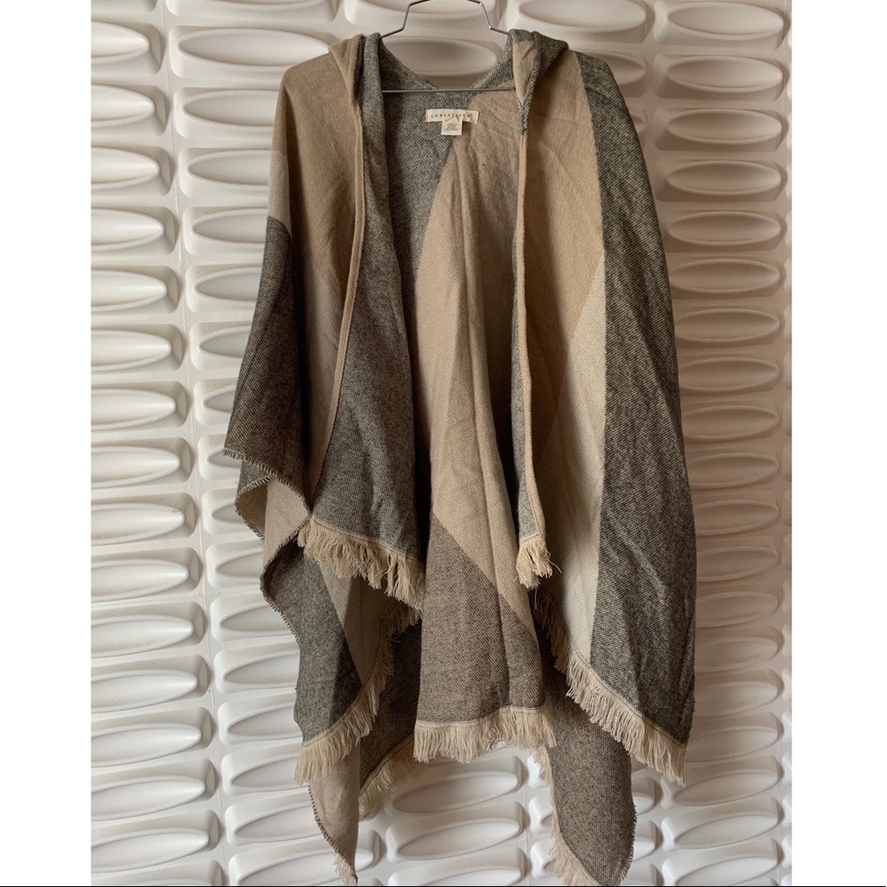 LOVESTITCH hooded poncho